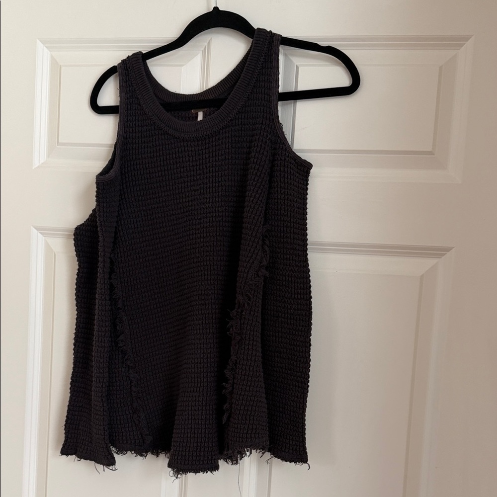 Free People Sunrise Cold Shoulder Thermal Top